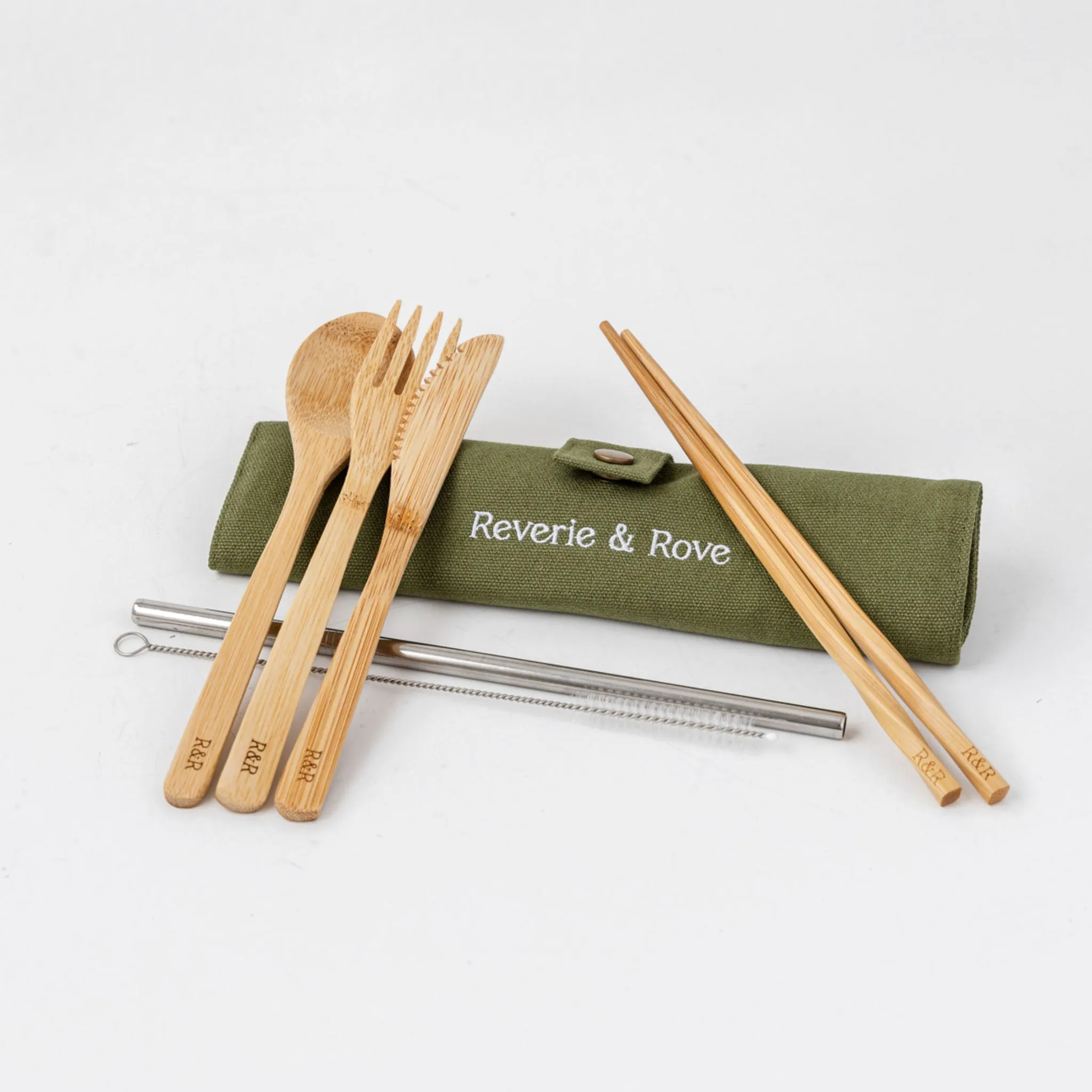 Reusable Bamboo Cutlery Set