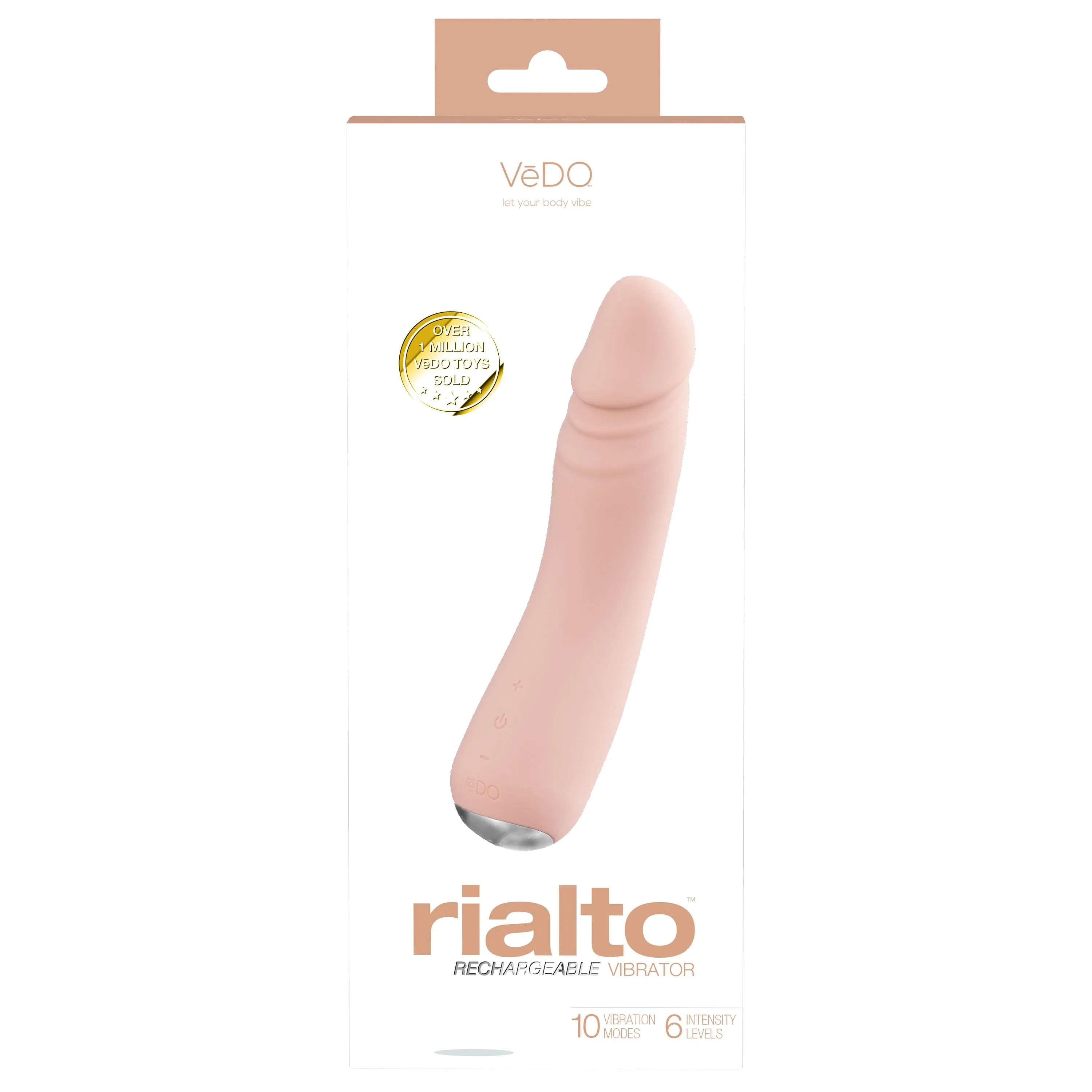 Rialto Rechargeable Vibrator - Vanilla