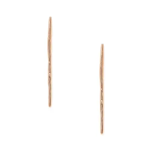 Rose Gold Needle Earrings