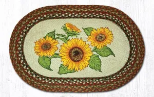 Sunflowers Braided Rug