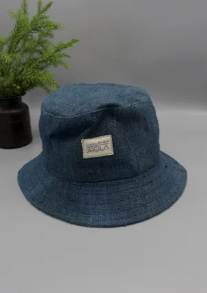 Sustainable Handmade Blue Hemp Hat