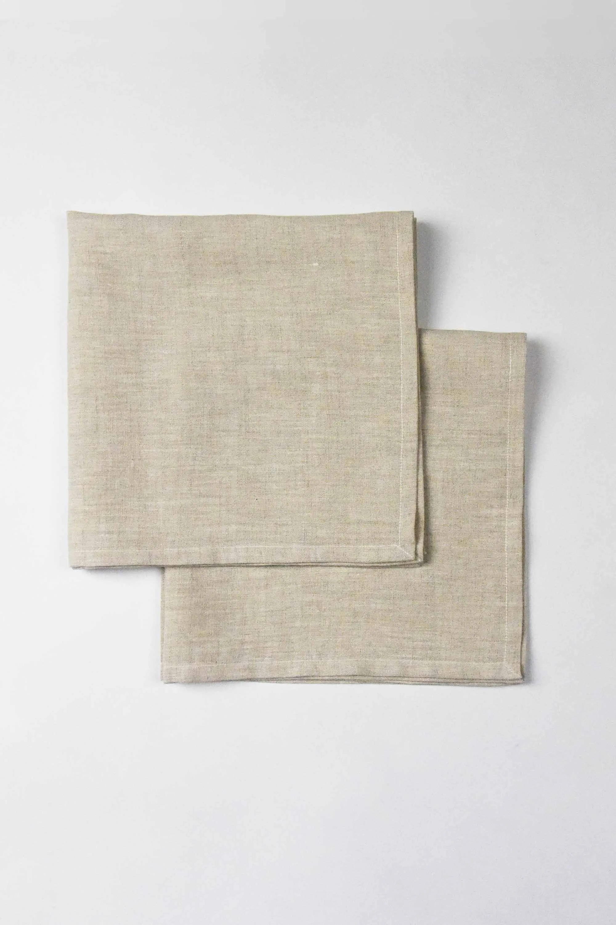 Undyed Organic Linen Napkins