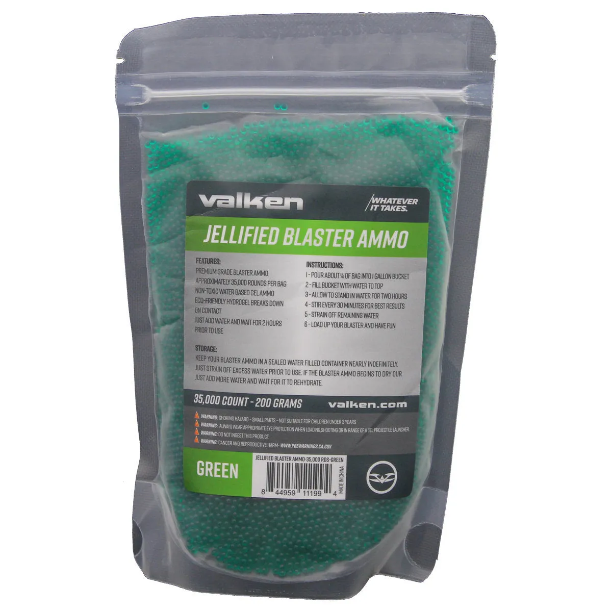 Valken Gel Blaster Ammo / Gellets - 35,000 Rounds