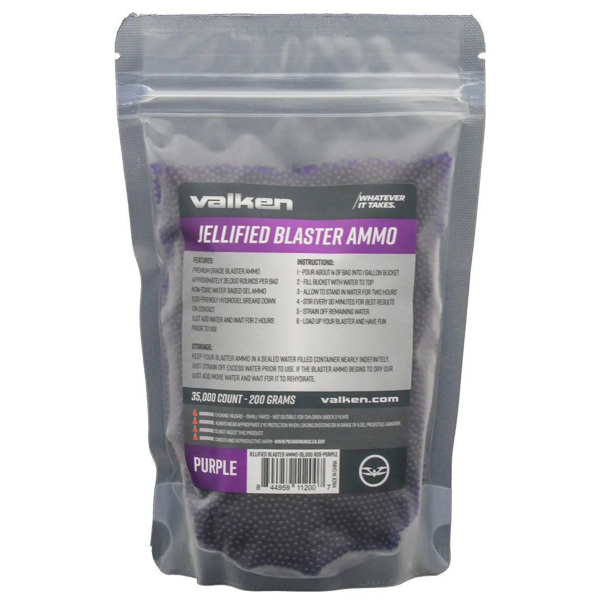 Valken Gel Blaster Ammo / Gellets - 35,000 Rounds